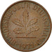 Coin, GERMANY - FEDERAL REPUBLIC, Pfennig, 1971, Munich, EF(40-45), Copper
