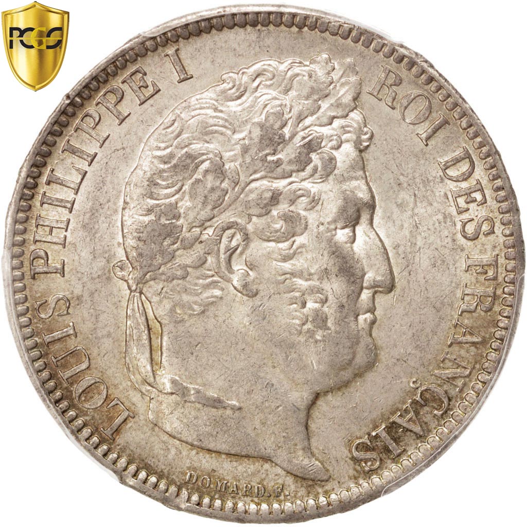 FRANCE, Louis-Philippe, 5 Francs, 1831, Rouen, KM #745.2, graded, PCGS,...