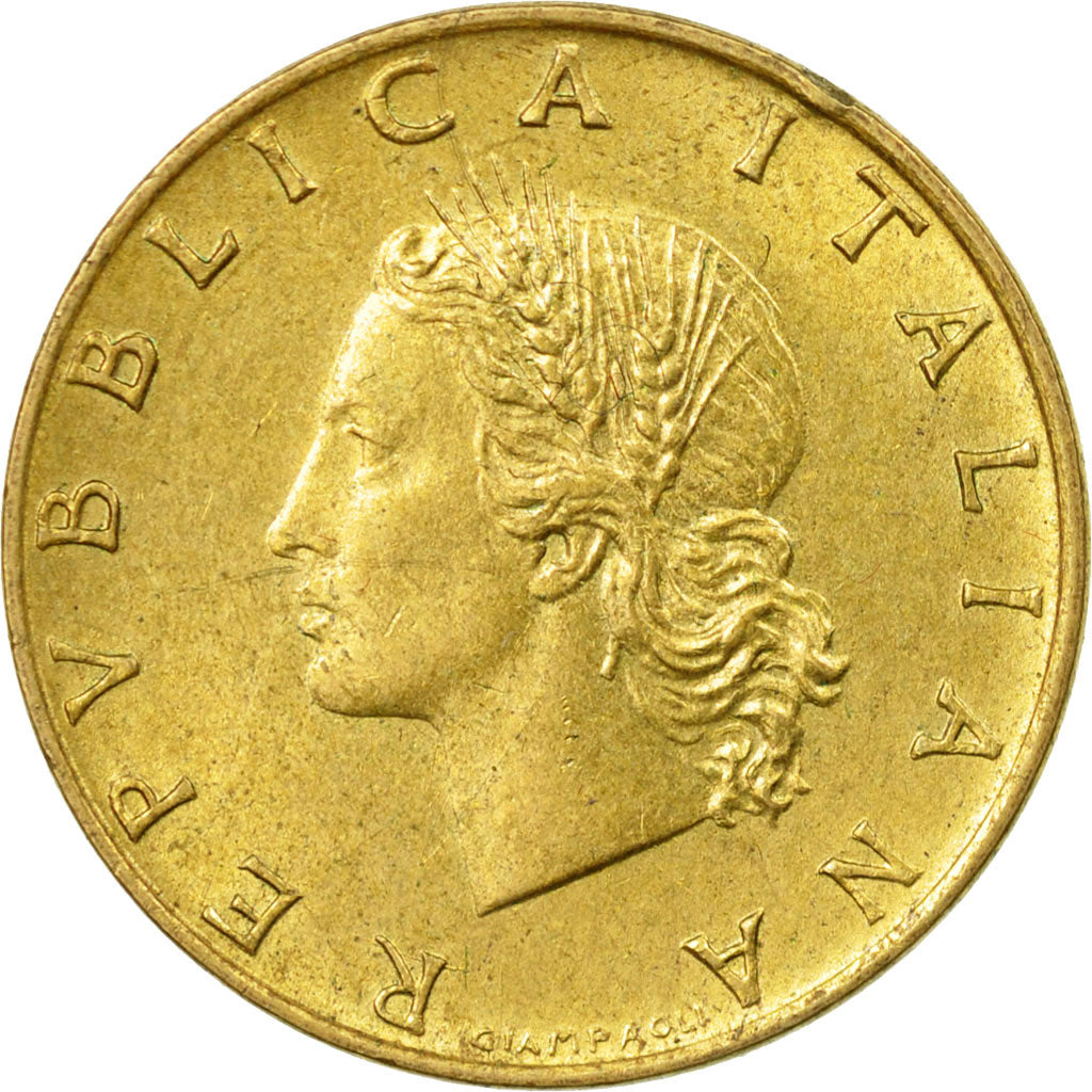 Coin, Italy, 20 Lire, 1973, Rome, EF(40-45), Aluminum-Bronze, KM:97.2