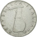 Coin, Italy, 5 Lire, 1967, Rome, EF(40-45), Aluminum, KM:92