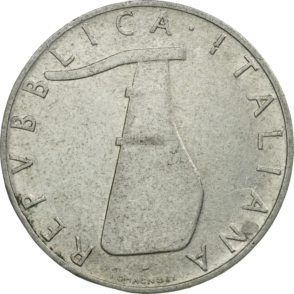 Coin, Italy, 5 Lire, 1968, Rome, EF(40-45), Aluminum, KM:92