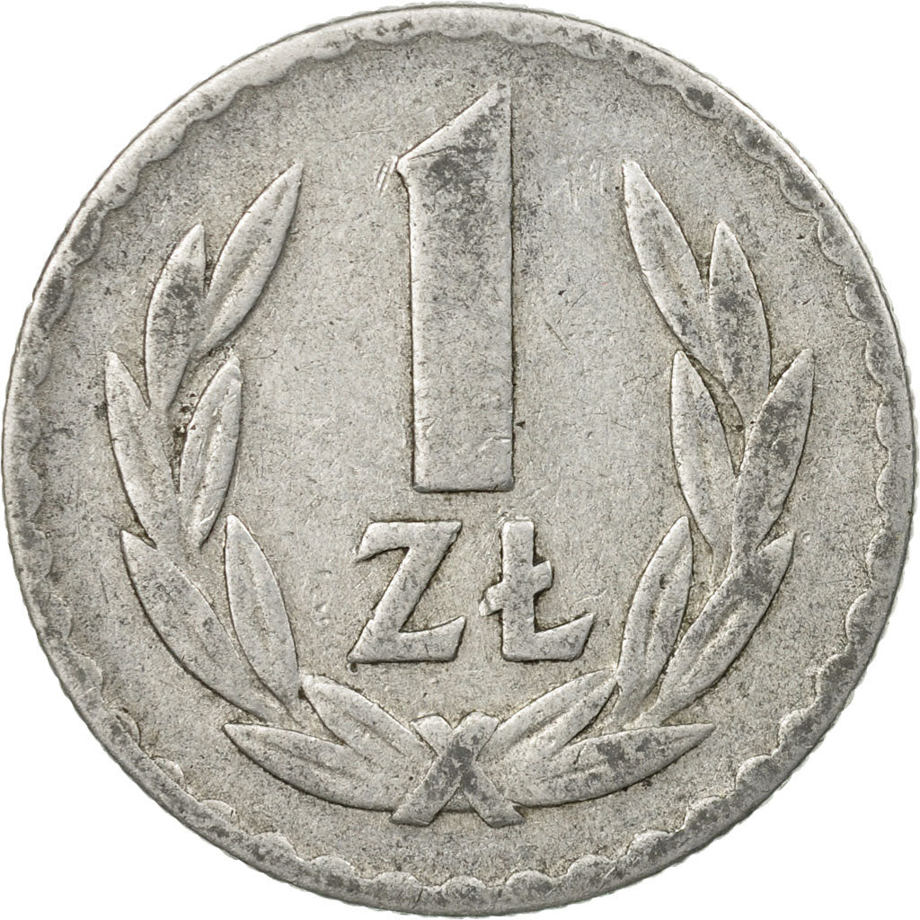 Münze, Polen, Zloty, 1969, Warsaw, S+, Aluminium, KM:49.1
