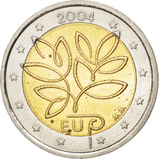 FINLAND, 2 Euro, 2004, Vantaa, KM #114, MS(63), Bi-Metallic, 25.75, 8.36