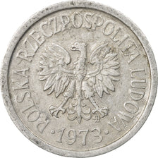 Coin, Poland, 10 Groszy, 1973, Warsaw, VF(30-35), Aluminum, KM:AA47