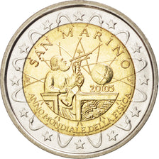 SAN MARINO, 2 Euro, 2005, Rome, KM #469, MS(63), Bi-Metallic, 25.75, 8.48