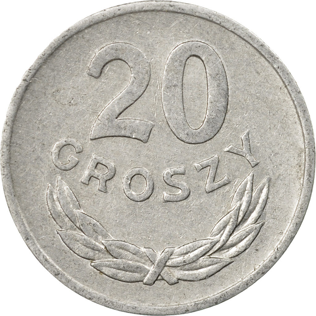 Moneta, Polska, 20 Groszy, 1985, Warsaw, EF(40-45), Aluminium, KM:A47