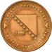 Coin, BOSNIA-HERZEGOVINA, 10 Feninga, 1998, EF(40-45), Copper Plated Steel