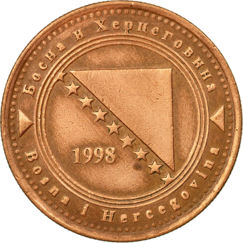 Coin, BOSNIA-HERZEGOVINA, 20 Feninga, 1998, EF(40-45), Copper Plated Steel