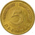 Coin, GERMANY - FEDERAL REPUBLIC, 5 Pfennig, 1982, Karlsruhe, EF(40-45), Brass