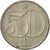 Moneda, Checoslovaquia, 50 Haleru, 1978, MBC, Cobre - níquel, KM:89