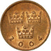 Coin, Sweden, Carl XVI Gustaf, 50 Öre, 2004, EF(40-45), Bronze, KM:878