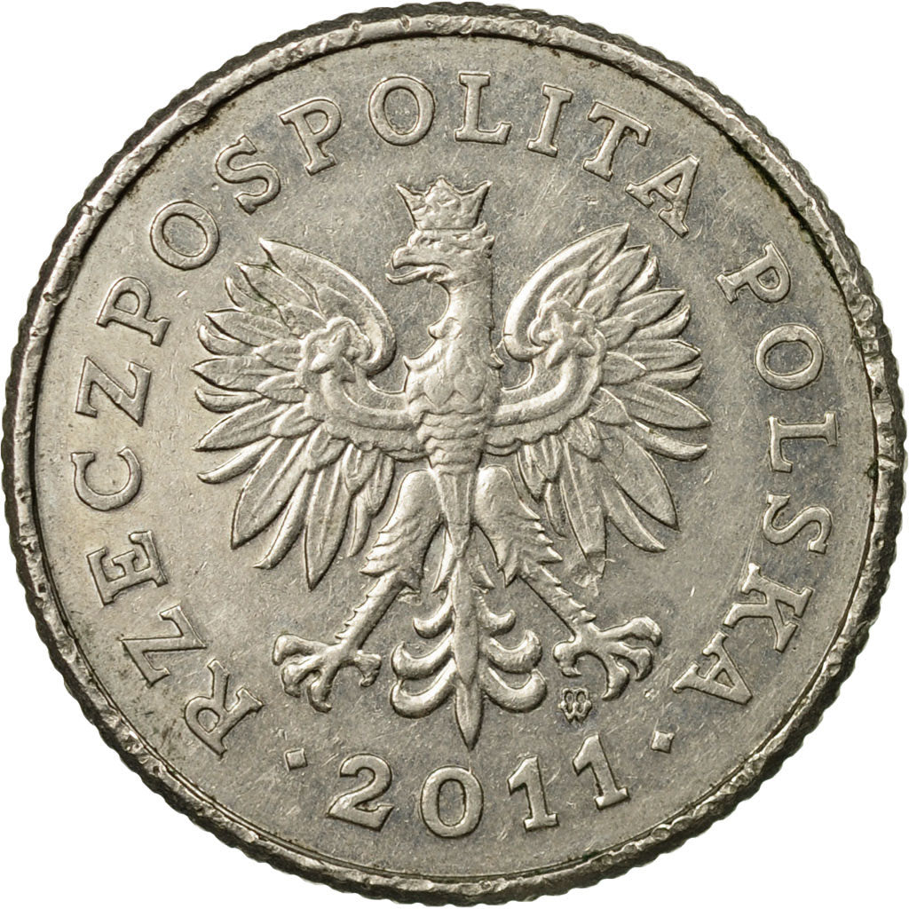 Monnaie, Pologne, 50 Groszy, 2011, Warsaw, TTB, Copper-nickel, KM:281