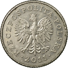 Monnaie, Pologne, 50 Groszy, 2011, Warsaw, TTB, Copper-nickel, KM:281