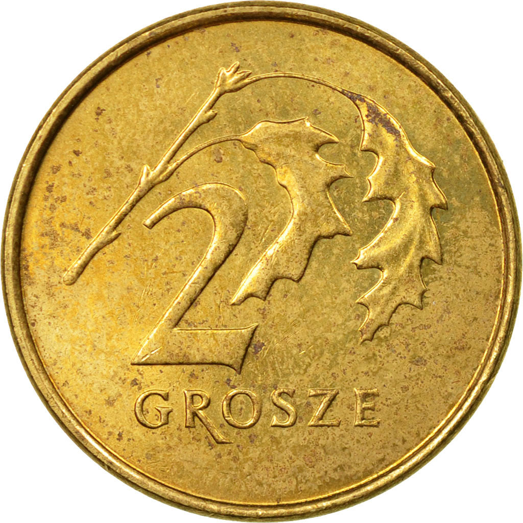 Coin, Poland, 2 Grosze, 2012, Warsaw, EF(40-45), Brass, KM:277