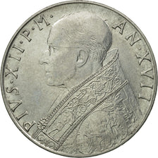 Moneta, CITTÀ DEL VATICANO, Pius XII, 100 Lire, 1955, Roma, BB, Acciaio