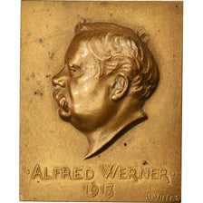 France, Medal, Alfred Werner, Sciences & Technologies, 1913, Vibert, AU(50-53)
