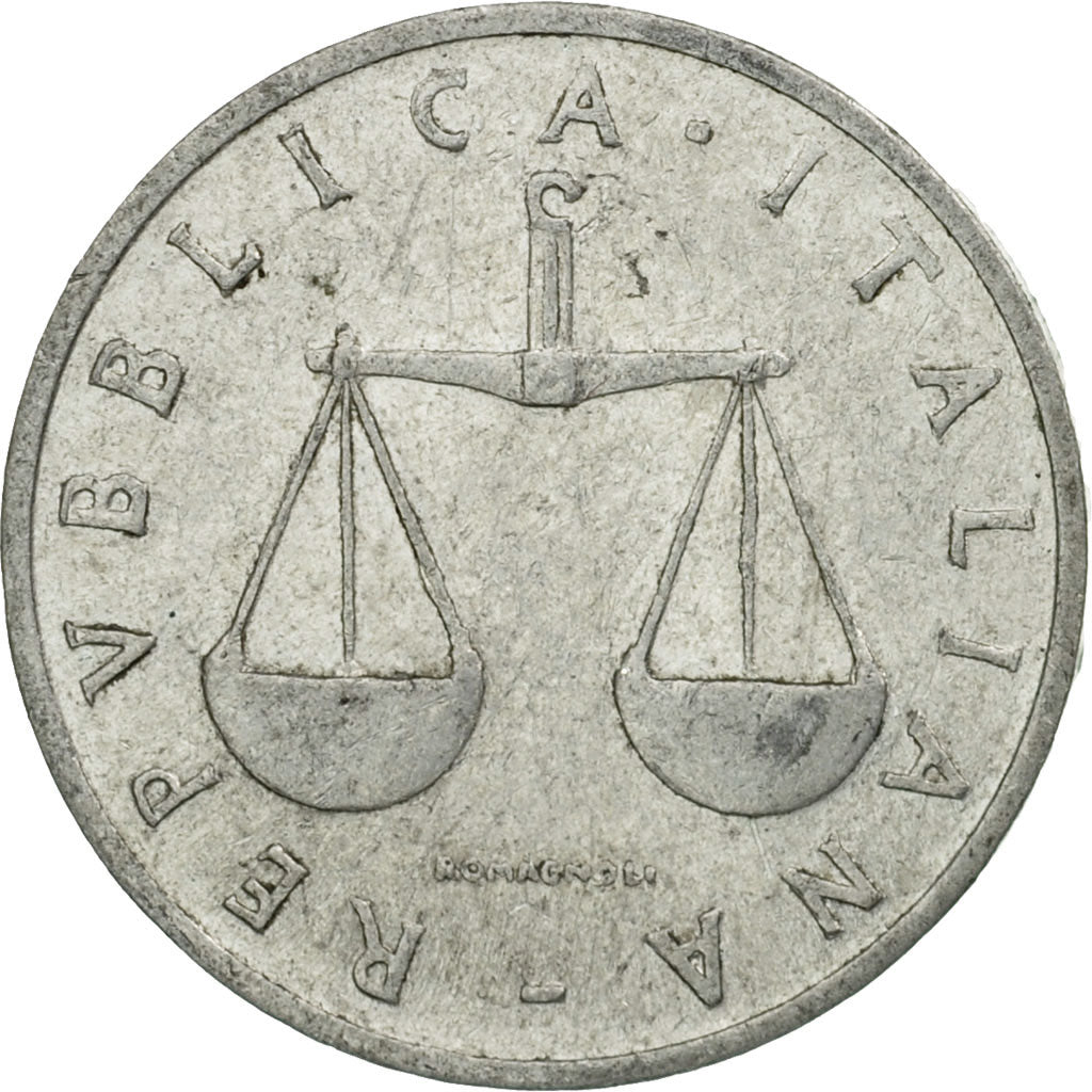 Monnaie, Italie, Lira, 1955, Rome, TB+, Aluminium, KM:91