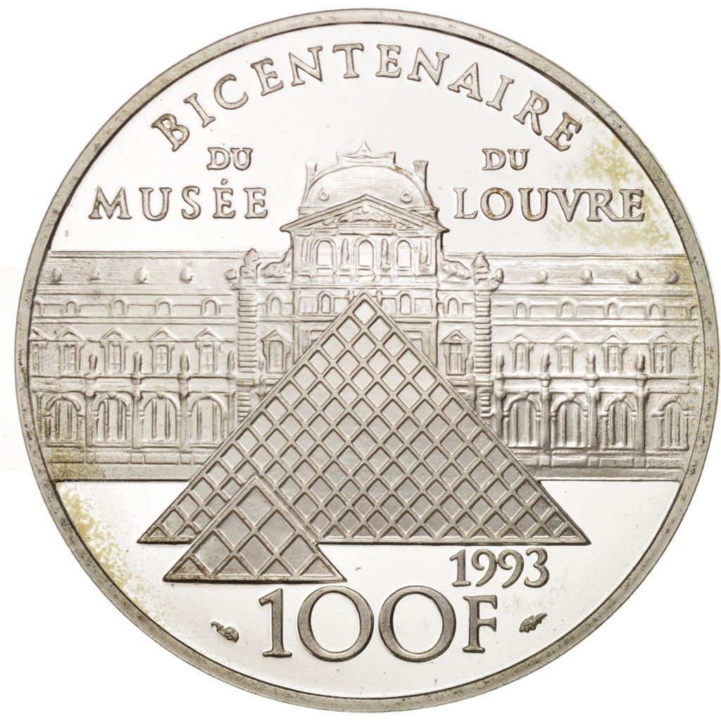 FRANCE, 100 Francs, 1993, KM #1017, MS(65-70), Silver, 22.30