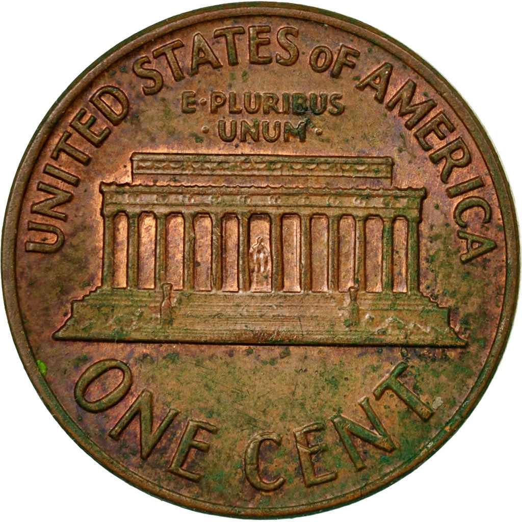 Moneta, Stati Uniti, Lincoln Cent, Cent, 1972, U.S. Mint, Denver, MB+, Ottone