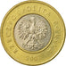 Moneda, Polonia, 2 Zlote, 2007, Warsaw, MBC, Bimetálico, KM:283