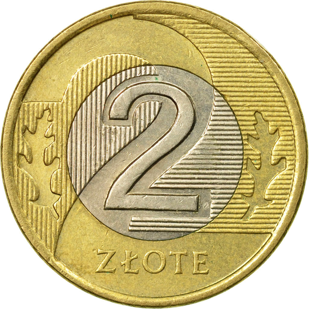Moneda, Polonia, 2 Zlote, 2007, Warsaw, MBC, Bimetálico, KM:283