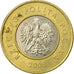 Moneta, Polonia, 2 Zlote, 2008, Warsaw, BB, Bi-metallico, KM:283