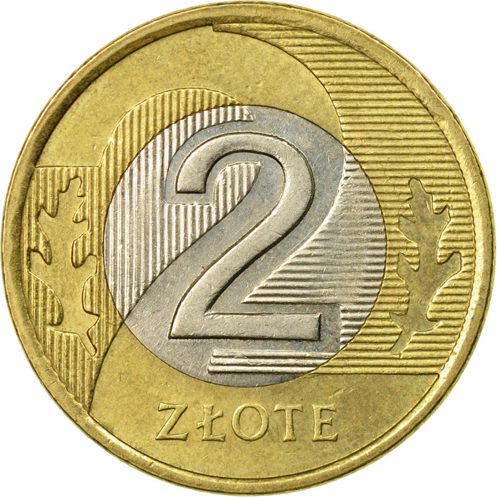 Moneta, Polonia, 2 Zlote, 2008, Warsaw, BB, Bi-metallico, KM:283