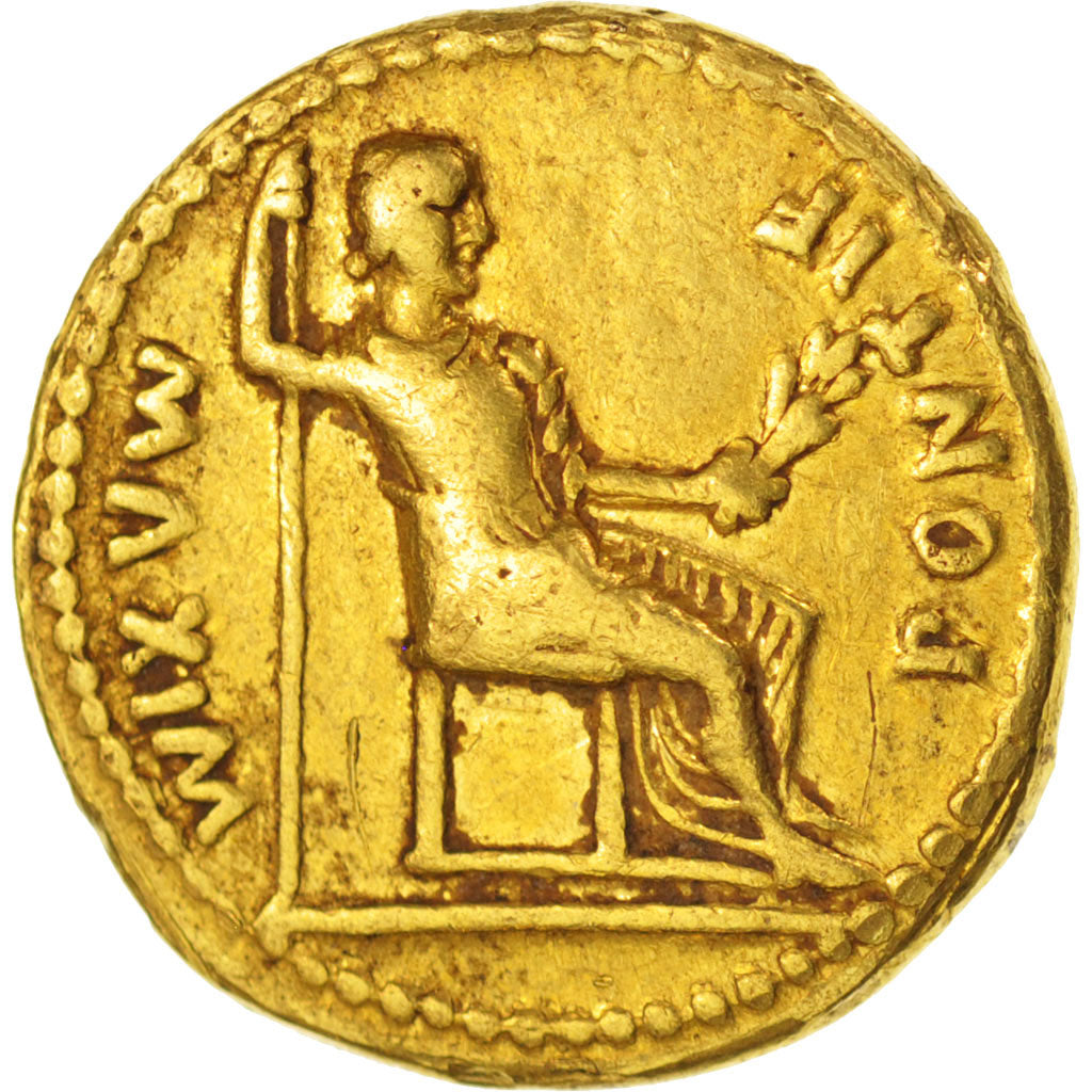 Monnaie, Tibère, Aureus, Rome, TB, Or, RIC:27