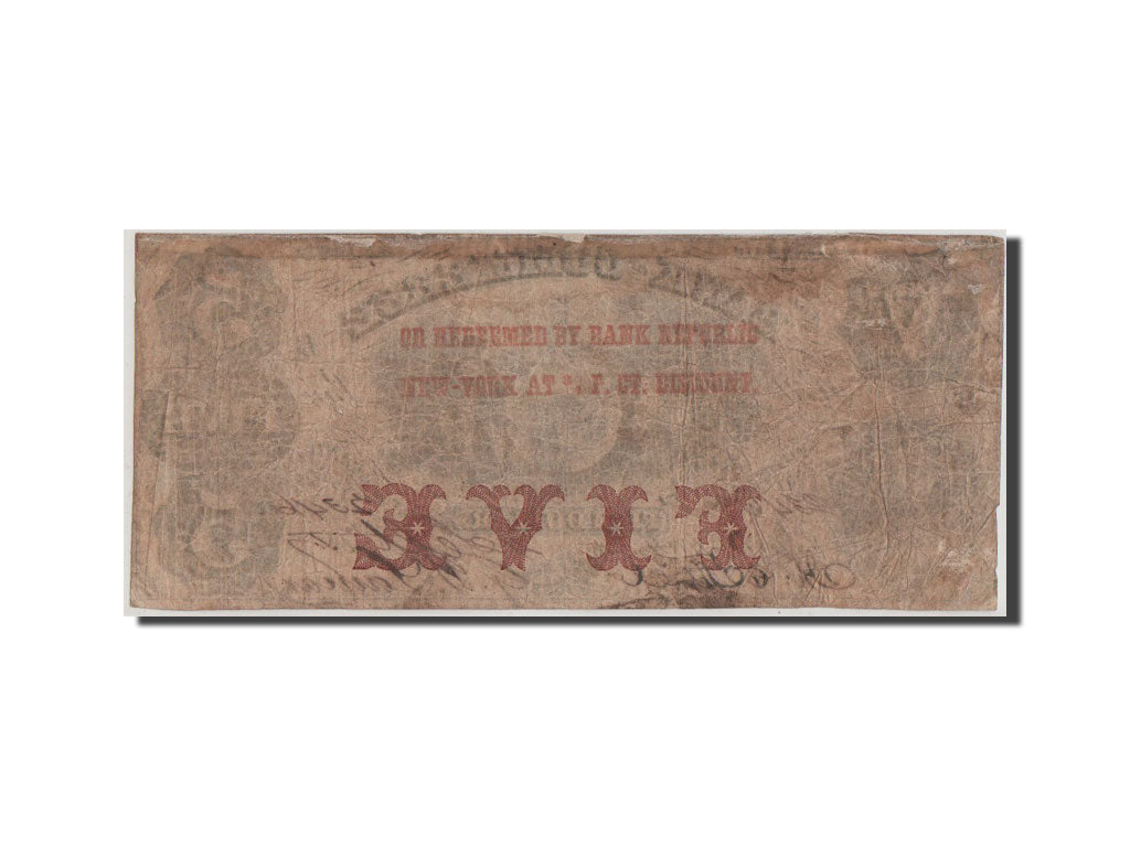 United States, 5 Dollars, 1857, VF(30-35)