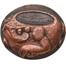 Francja, Medal, L'Animal dans l'Art Maya, Crapaud, Léopard, 1970, Jacques Birr