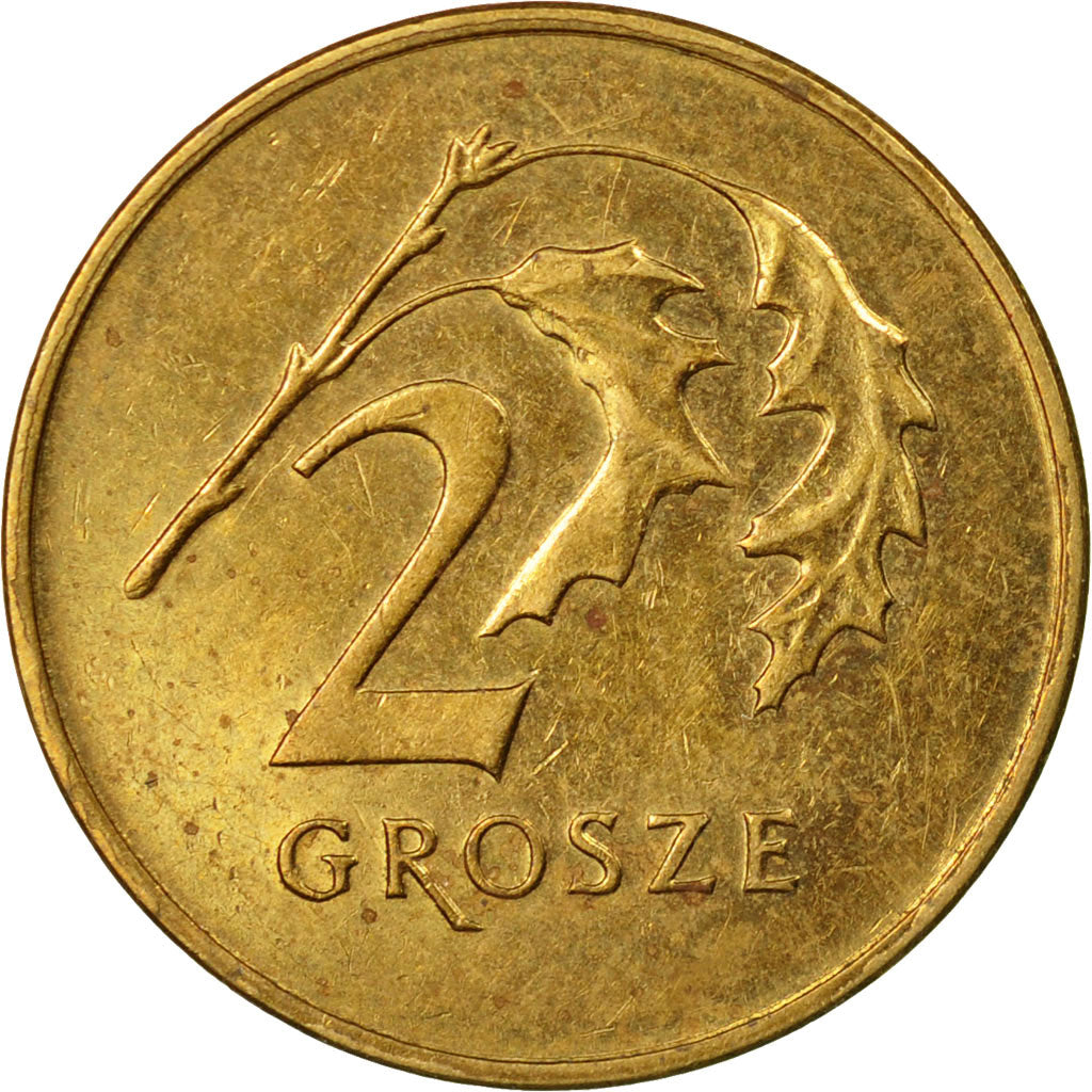 Coin, Poland, 2 Grosze, 2011, Warsaw, EF(40-45), Brass, KM:277