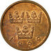 Moneta, Svezia, Carl XVI Gustaf, 50 Öre, 1999, BB, Bronzo, KM:878