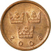 Münze, Schweden, Carl XVI Gustaf, 50 Öre, 2006, SS, Bronze, KM:878