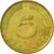 Coin, GERMANY - FEDERAL REPUBLIC, 5 Pfennig, 1974, Stuttgart, EF(40-45), Brass