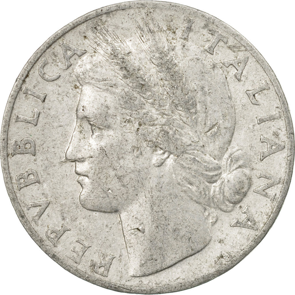 Coin, Italy, Lira, 1948, Rome, EF(40-45), Aluminum, KM:87
