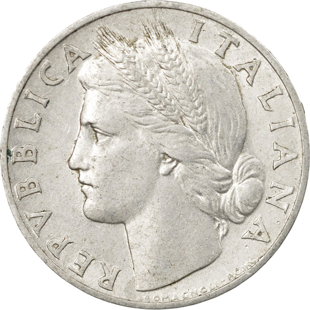 Coin, Italy, Lira, 1949, Rome, EF(40-45), Aluminum, KM:87