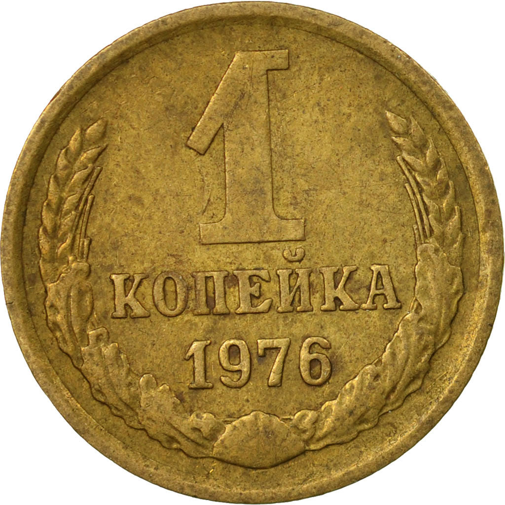 Moneta, Russia, Kopek, 1976, Warsaw, BB, Ottone, KM:126a