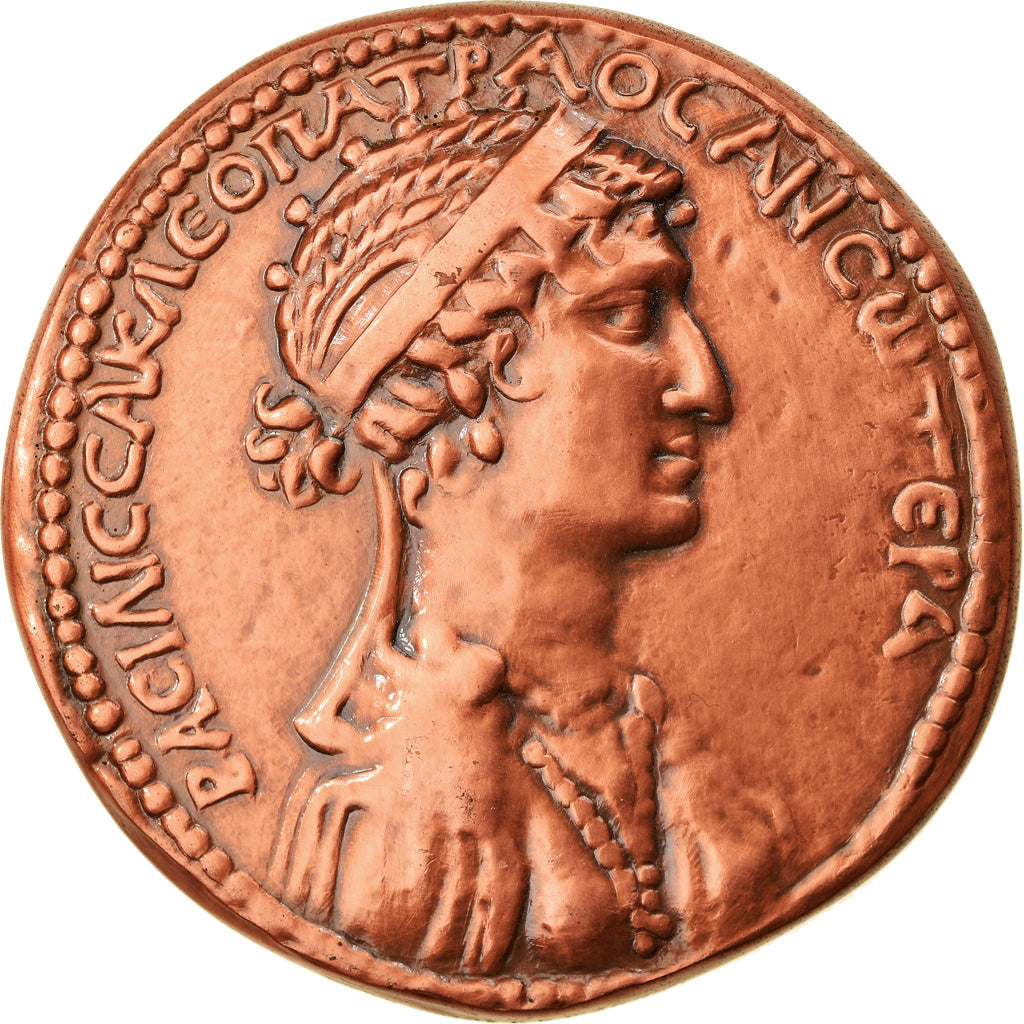 Francia, medaglia, Reproduction Monnaie Antique, Marc Antoine et Cléôpatre