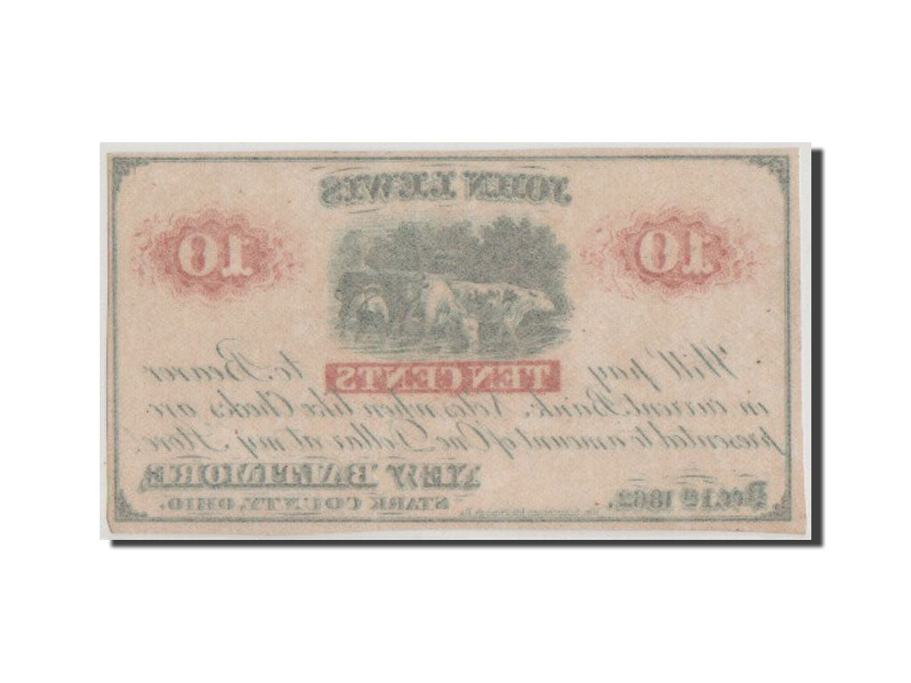 United States, 10 Cents, 1862, UNC(63)
