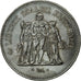 Coin, France, Hercule, 50 Francs, 1977, Paris, EF(40-45), Silver, KM:941.1