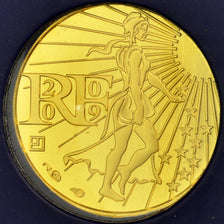 France, 100 Euro, 2009, Semeuse, MS(65-70), Gold, KM:1536
