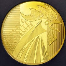 France, 1000 Euro, 2014, Coq, MS(65-70), Gold