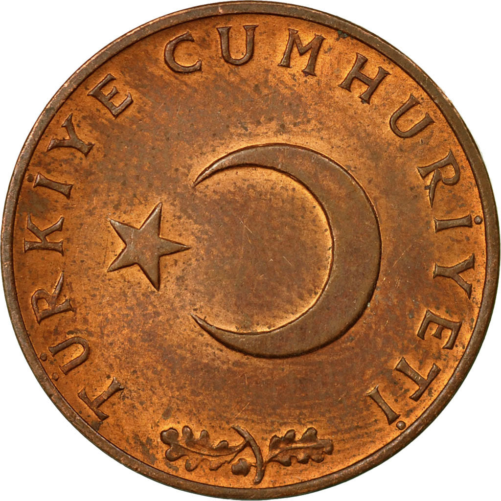 Moneta, Turchia, 10 Kurus, 1970, BB, Bronzo, KM:891.2