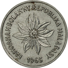 Coin, Madagascar, Franc, 1965, Paris, EF(40-45), Stainless Steel, KM:8