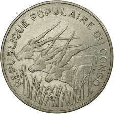Coin, Congo Republic, 100 Francs, 1971, Paris, EF(40-45), Nickel, KM:1