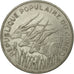 Coin, Congo Republic, 100 Francs, 1971, Paris, EF(40-45), Nickel, KM:1