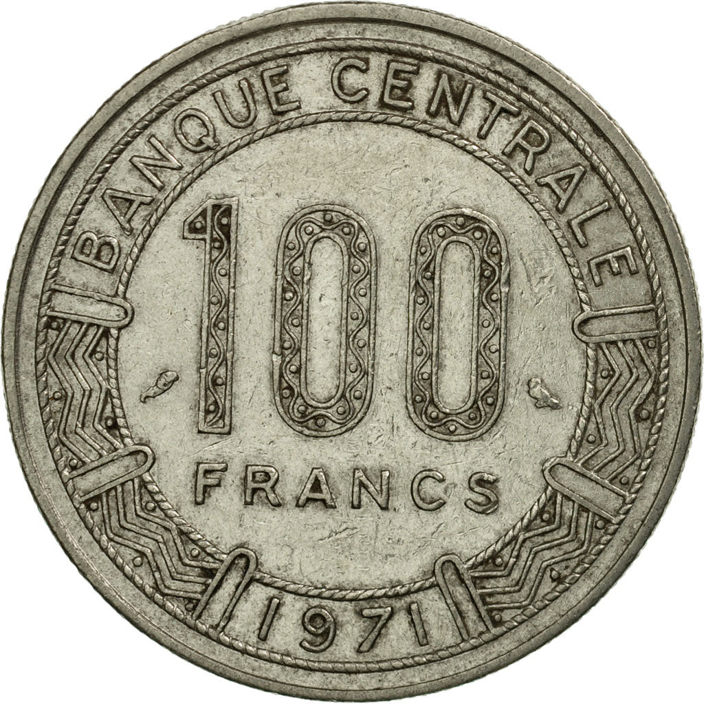 Coin, Congo Republic, 100 Francs, 1971, Paris, EF(40-45), Nickel, KM:1