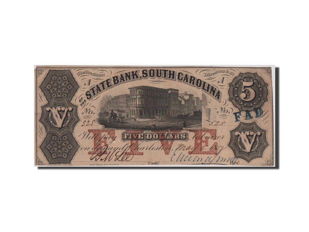 United States, 5 Dollars, 1854, AU(50-53)