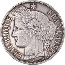 Coin, France, Cérès, 5 Francs, 1870, Paris, VF(30-35), Silver, KM:819