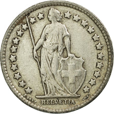 Coin, Switzerland, 1/2 Franc, 1943, Bern, VF(20-25), Silver, KM:23